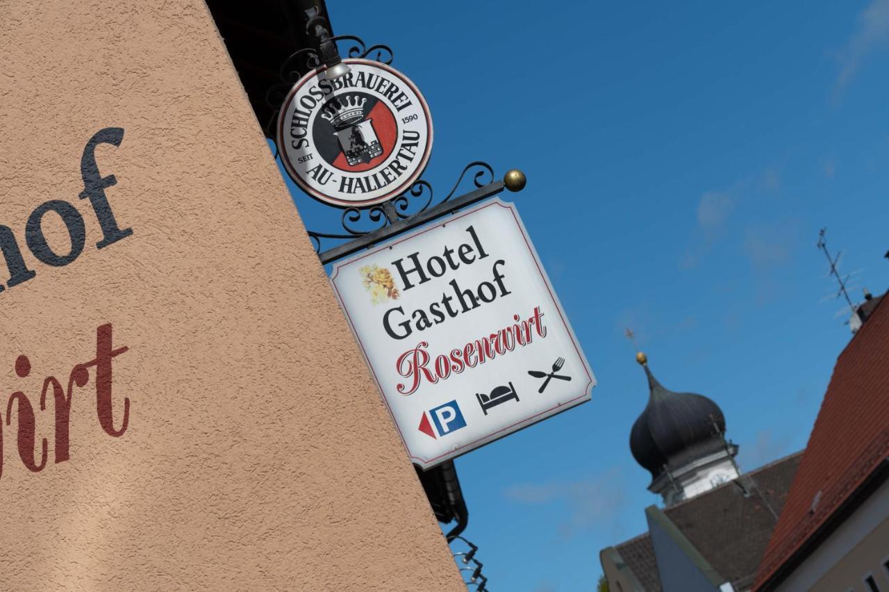 Hotel Gasthof Rosenwirt Au in der Hallertau Dış mekan fotoğraf